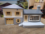 Vtg Bachmann O27 Scale Train Split Level House Plasticville Model Building Kit