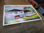Vtg Bachmann O27 Scale Train Split Level House Plasticville Model Building Kit