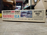 Vtg Bachmann O27 Scale Train Split Level House Plasticville Model Building Kit