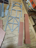 Vtg Bachmann O-S Scale Train Coaling Station Plasticville Model Building Kit