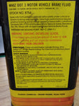 Vtg WHIZ Motor Vehicle Brake Fluid 1 Quart Can Dot 3 Oil Gas Auto Garage Collect