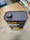 Vtg WHIZ Motor Vehicle Brake Fluid 1 Quart Can Dot 3 Oil Gas Auto Garage Collect