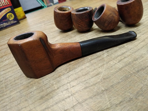 Vtg Unmarked ROPP Type? Unusual Hand Crafted Smoking Tobacco Pipe P Lip Nice!
