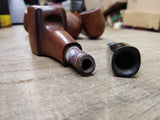 Vtg Unmarked ROPP Type? Unusual Hand Crafted Smoking Tobacco Pipe P Lip Nice!