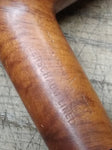 Vtg FLEUR DE LIS Meerschaum Lined Saddle Stem 9442 Smoking Tobacco Pipe France!