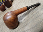 Vtg FLEUR DE LIS Meerschaum Lined Saddle Stem 9442 Smoking Tobacco Pipe France!