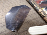 Vtg 4 Pc Primitive Shaving Travel Kit Lot Mirror Comb Tooth Brush Straight Razor