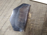 Vtg 4 Pc Primitive Shaving Travel Kit Lot Mirror Comb Tooth Brush Straight Razor