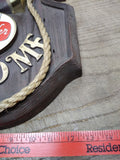 Vtg Schaefer Beer Welcome Nautical Ships Lights Wall Hanging Signs Works Good!