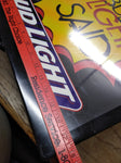 Vtg Bud Light Beer Wall Hanging Sign Light "Bud Light I Said" 17.5" x 17.5"