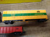 Vtg HO Scale AHM Electric Train Set 60012A B&O 97 Switcher w/3 Cars & Box Works!