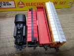 Vtg HO Scale AHM Electric Train Set 60012A B&O 97 Switcher w/3 Cars & Box Works!