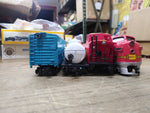 Vtg Bachmann HO Scale King Of The Rail Train Set EMD F9 Diesel Engine Cars Works