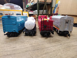 Vtg Bachmann HO Scale King Of The Rail Train Set EMD F9 Diesel Engine Cars Works