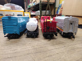 Vtg Bachmann HO Scale King Of The Rail Train Set EMD F9 Diesel Engine Cars Works