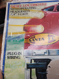 Vtg Bachmann HO Scale King Of The Rail Train Set EMD F9 Diesel Engine Cars Works