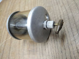 Vtg Lube Devices Inc Drip Cylinder Glass Oiler Hit & Miss Gas Engine 5.5" x 2.5"