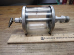 Vtg Lube Devices Inc Drip Cylinder Glass Oiler Hit & Miss Gas Engine 5.5" x 2.5"