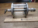 Vtg Lube Devices Inc Drip Cylinder Glass Oiler Hit & Miss Gas Engine 5.5" x 2.5"