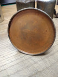 Vtg Thumb Oiler Can Red and Gray 7 Inches Tall 3.5 Inch Diameter