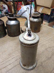 Vtg Eagle Thumb Pump Oiler Can 6 Inches Tall 2.25 Inch Diameter Gas & Oil