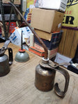 Vtg Eagle Thumb Pump Oiler Can 11 Inches Tall 3 Inch Diameter Gas & Oil