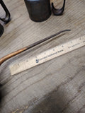 Vtg Eagle Thumb Pump Oiler Can 11 Inches Tall 3 Inch Diameter Gas & Oil
