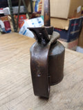 Vtg Unmarked Eagle Thumb Pump Oiler Can 10 Inches Tall 3 Inch Diameter Gas & Oil