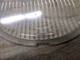 Vtg Original Pair Ford Model A Twolite Headlight Lenses 8 15/32" x 7 7/8"