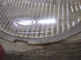 Vtg Original Pair Ford Model A Twolite Headlight Lenses 8 15/32" x 7 7/8"