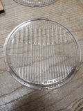 Vtg Original Pair Ford Model A Twolite Headlight Lenses 8 15/32" x 7 7/8"