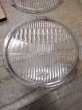 Vtg Original Pair Ford Model A Twolite Headlight Lenses 8 15/32" x 7 7/8"