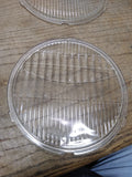Vtg NOS Pair Ford Model A Replacement Twolite Headlight Lenses 8 15/32" x 7 7/8"