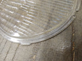 Vtg NOS Pair Ford Model A Replacement Twolite Headlight Lenses 8 15/32" x 7 7/8"