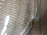 Vtg NOS Pair Ford Model A Replacement Twolite Headlight Lenses 8 15/32" x 7 7/8"