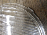 Vtg NOS Pair Ford Model A Replacement Twolite Headlight Lenses 8 15/32" x 7 7/8"
