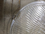 Vtg NOS Pair Ford Model A Replacement Twolite Headlight Lenses 8 15/32" x 7 7/8"