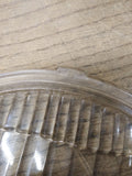 Vtg NOS Pair Ford Model A Replacement Twolite Headlight Lenses 8 15/32" x 7 7/8"