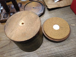Vtg Aztec 6 Piece Smoking Pipe Wooden Stand Holder Rack with Humidor Nice Shape!