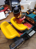 Vtg Japan TN Mystery 1901 Battery Powered Tin Toy Jalopy Car w/Lights Working!