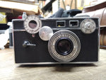 Vtg Argus "The Brick" Range Finder 35mm Film Camera w/Cintar F=3.5 50mm Lens USA