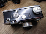 Vtg Argus "The Brick" Range Finder 35mm Film Camera w/Cintar F=3.5 50mm Lens USA