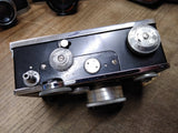 Vtg Argus "The Brick" Range Finder 35mm Film Camera w/Cintar F=3.5 50mm Lens USA