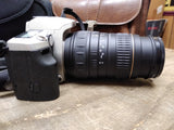 Vtg Minolta Maxxum 5 35mm Film Camera Quantaray 100 300mm 28 90mm Lenses Case++