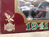 Vtg Road Legends 1941 Willys Competition Coupe 1:18 Scale Black Diecast Car wBox