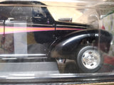 Vtg Road Legends 1941 Willys Competition Coupe 1:18 Scale Black Diecast Car wBox