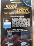 Vtg NOS Sealed 1997 Star Trek The Next Generation Communicator Clock Fun Source