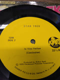 Vtg 1975 Star Trek In Vino Veritas 33 1/3 Record Paramount Pictures Power Record
