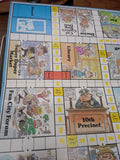 Vtg 1987 Parker Brothers Fun City Board Game Jack Davis Art Work #0017