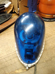 Vtg 1970's Federal Signal Co Blue Teardrop Rotating Emergency Beacon Light Works